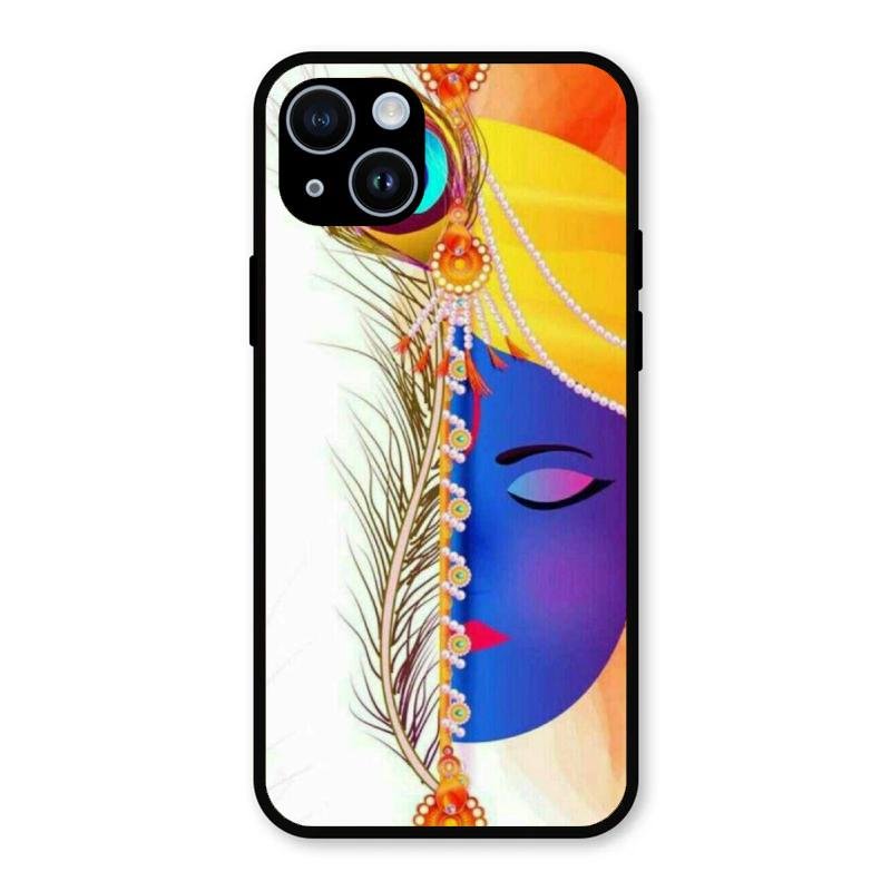 Divine Krishna Silhouette Phone Case For iPhone 14 Plus