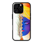 Divine Krishna Silhouette Phone Case For iPhone 16 Pro