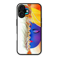 Divine Krishna Silhouette Phone Case For iPhone 16