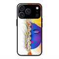Divine Krishna Silhouette Phone Case For iPhone 17 Pro Max