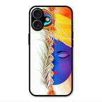 Divine Krishna Silhouette Phone Case For iPhone 17