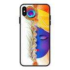 Divine Krishna Silhouette Phone Case For iPhone XS Max
