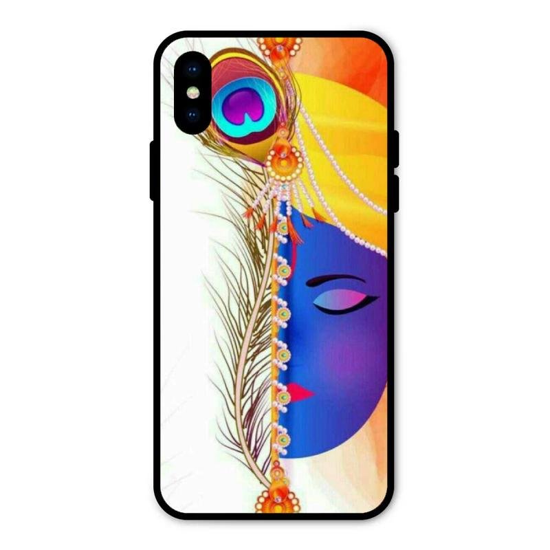 Divine Krishna Silhouette Phone Case For iPhone XS