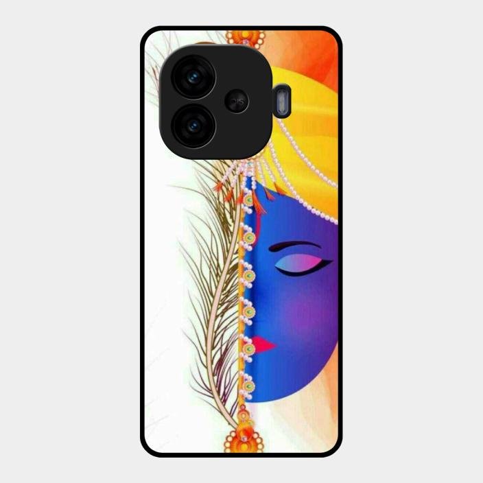 Divine Krishna Silhouette Phone Case For Iqoo Neo 10R 5G