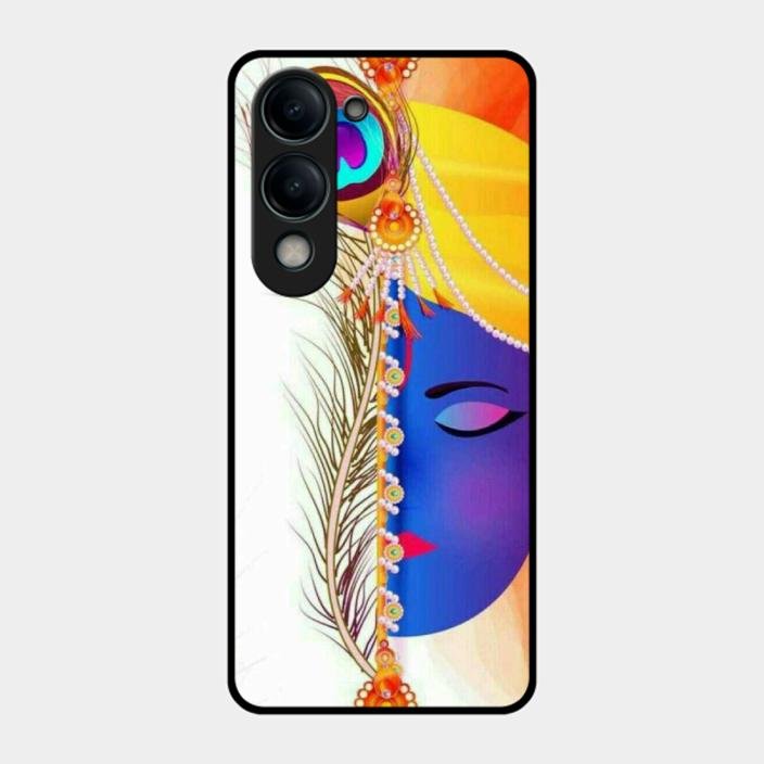 Divine Krishna Silhouette Phone Case For Iqoo Z10 Lite