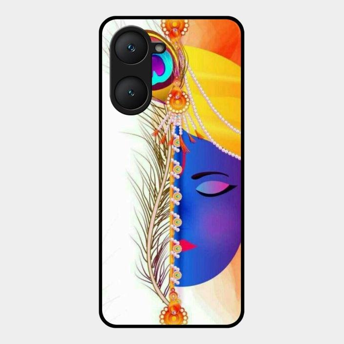 Divine Krishna Silhouette Phone Case For Iqoo Z9 Lite 5G