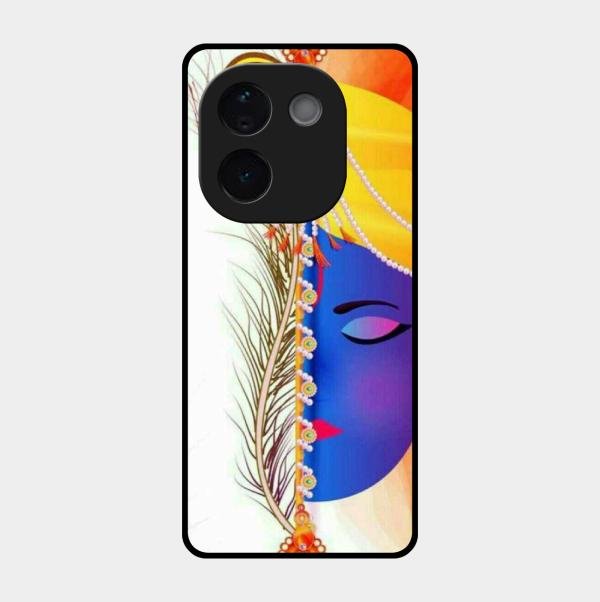 Divine Krishna Silhouette Phone Case For Iqoo Z9S Pro 5G