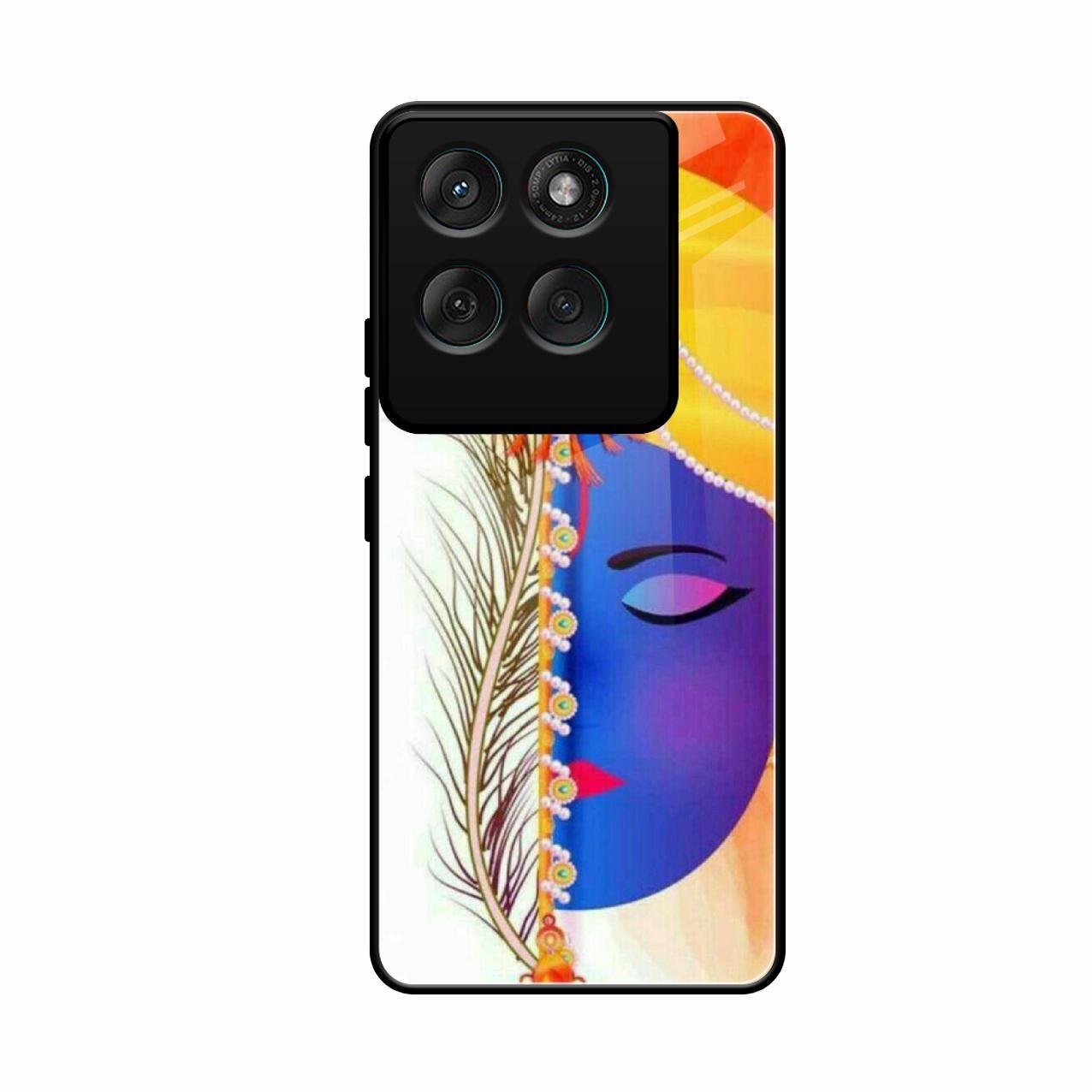 Divine Krishna Silhouette Phone Case For Motorola Edge 60 Pro 5G