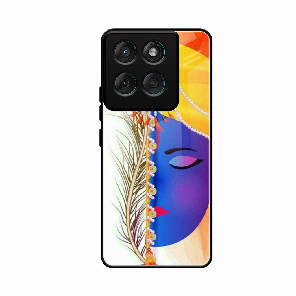 Divine Krishna Silhouette Phone Case For Motorola Edge 60 Stylus 5G