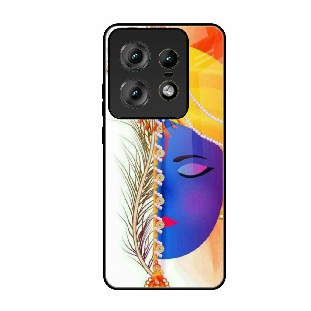 Divine Krishna Silhouette Phone Case For Motorola Edge 70 Pro 5G