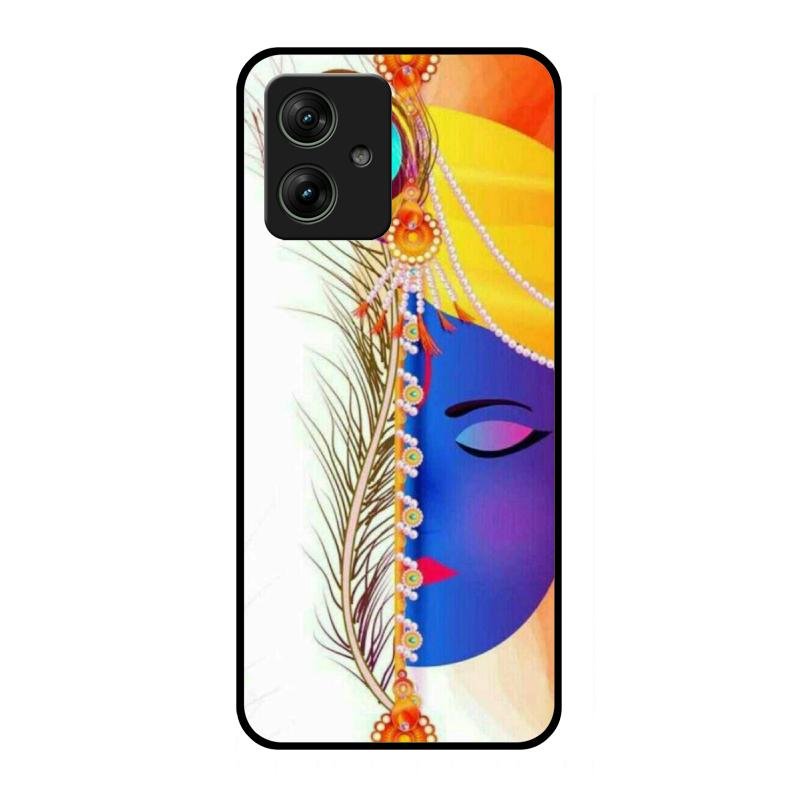 Divine Krishna Silhouette Phone Case For Motorola G64 5G