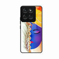 Divine Krishna Silhouette Phone Case For Motorola G67 Power 5G