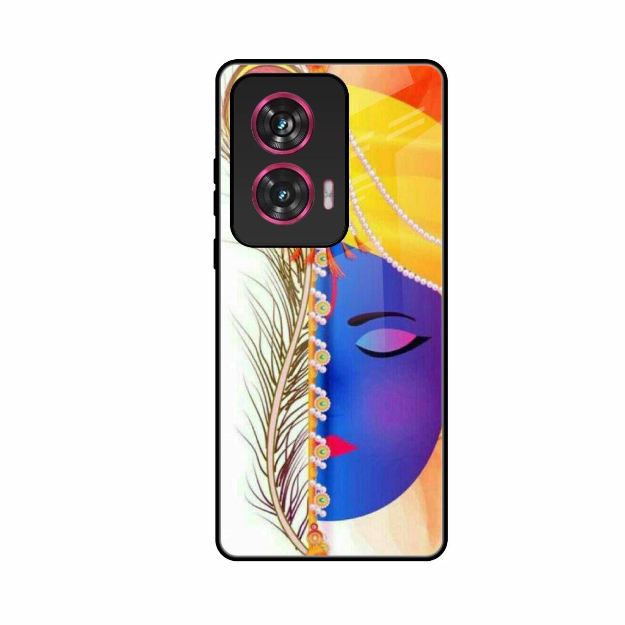 Divine Krishna Silhouette Phone Case For Motorola G85 5G