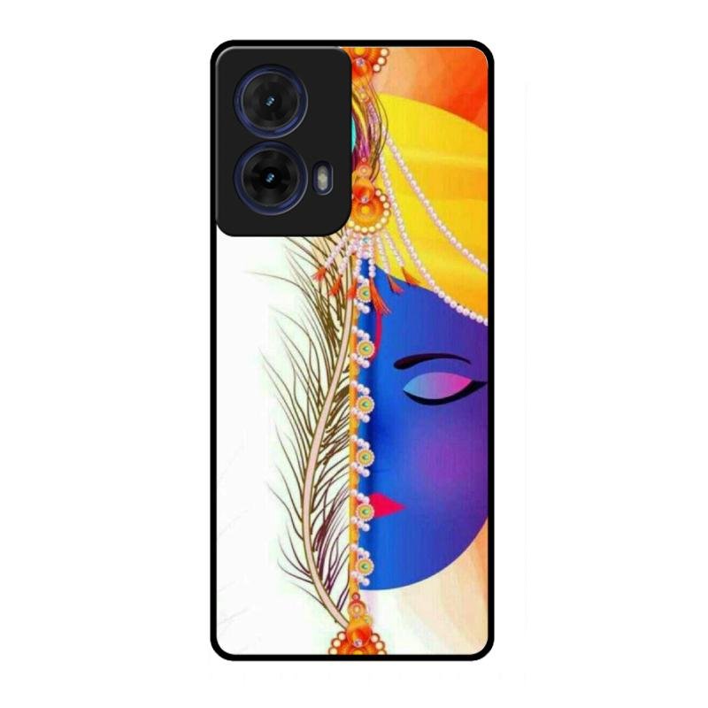 Divine Krishna Silhouette Phone Case For Motorola G96 5G