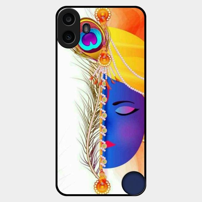 Divine Krishna Silhouette Phone Case For Nothing Cmf Phone 1