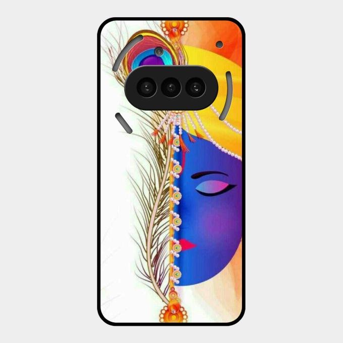 Divine Krishna Silhouette Phone Case For Nothing Phone 3A 5G