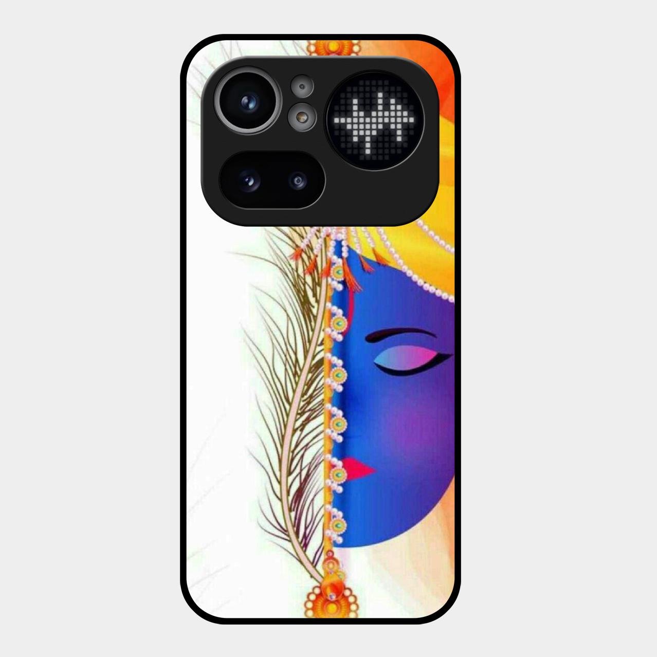 Divine Krishna Silhouette Phone Case For Nothing Phone 4A Pro 5G