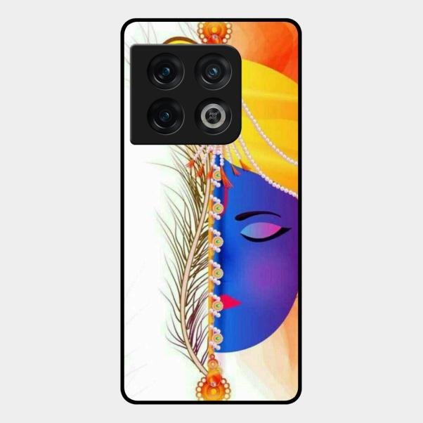 Divine Krishna Silhouette Phone Case For Oneplus 10 Pro 5G
