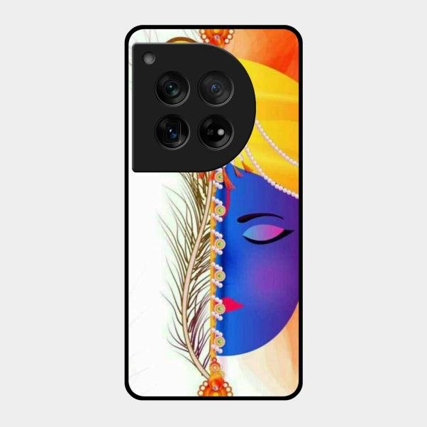 Divine Krishna Silhouette Phone Case For Oneplus 12 5G