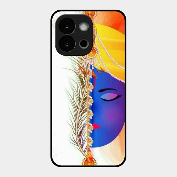 Divine Krishna Silhouette Phone Case For Oneplus 13S 5G