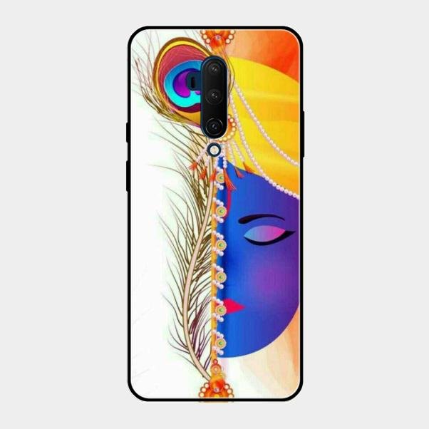 Divine Krishna Silhouette Phone Case For Oneplus 7T Pro