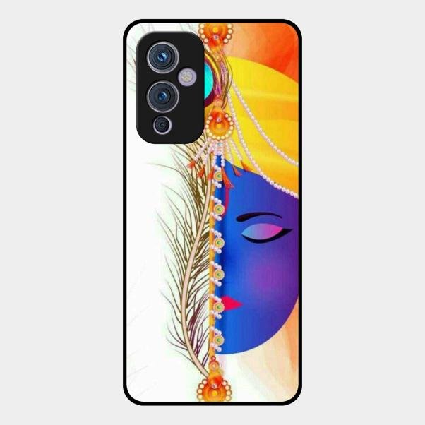 Divine Krishna Silhouette Phone Case For Oneplus 9 5G