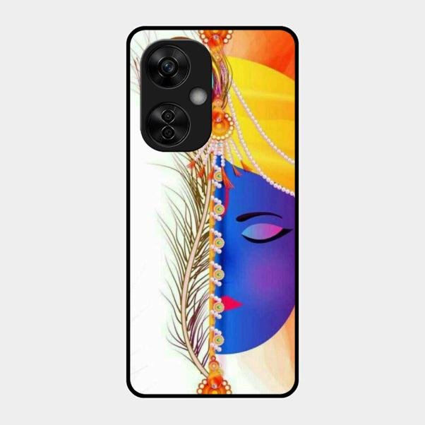 Divine Krishna Silhouette Phone Case For Oneplus Nord Ce 3 Lite 5G