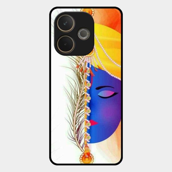 Divine Krishna Silhouette Phone Case For Oppo A5 Pro 5G