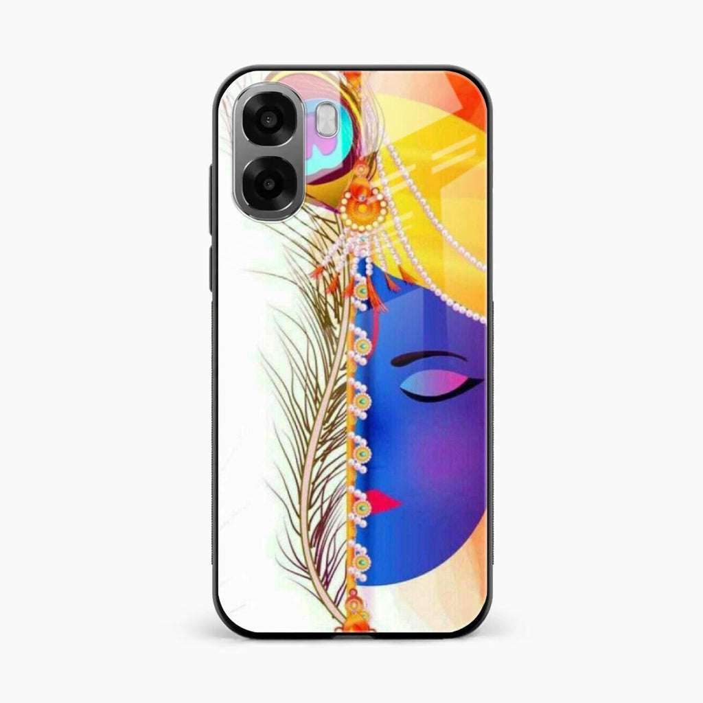 Divine Krishna Silhouette Phone Case For Oppo A6X 5G