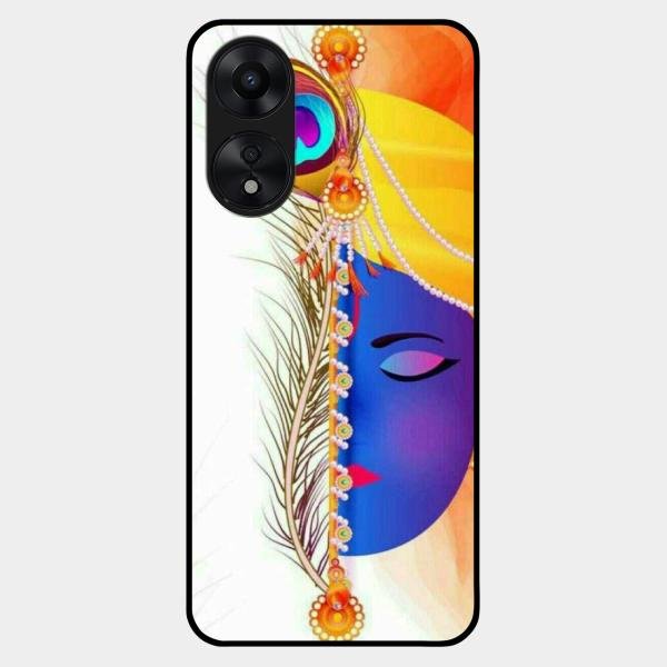 Divine Krishna Silhouette Phone Case For Oppo A78 5G