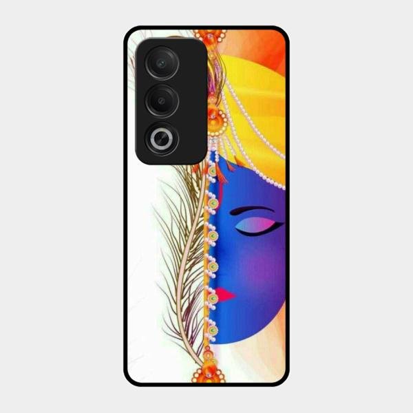 Divine Krishna Silhouette Phone Case For Oppo K12X 5G