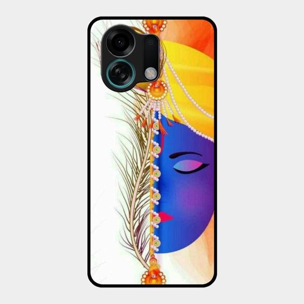 Divine Krishna Silhouette Phone Case For Oppo K13 Turbo 5G