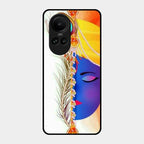 Divine Krishna Silhouette Phone Case For Oppo Reno 10 5G