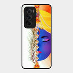 Divine Krishna Silhouette Phone Case For Oppo Reno 12 5G