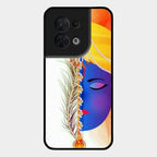 Divine Krishna Silhouette Phone Case For Oppo Reno 8 5G