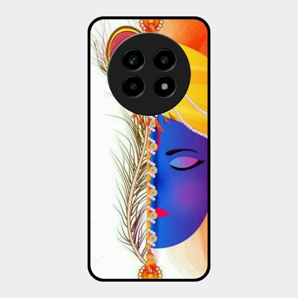Divine Krishna Silhouette Phone Case For Realme 14 Pro Lite 5G