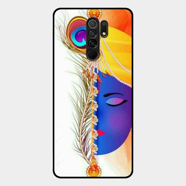 Divine Krishna Silhouette Phone Case For Redmi 9 Prime