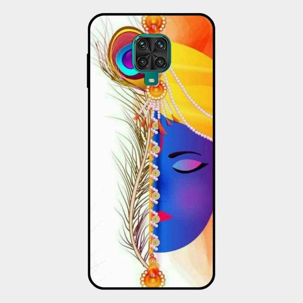 Divine Krishna Silhouette Phone Case For Redmi Note 10 Lite