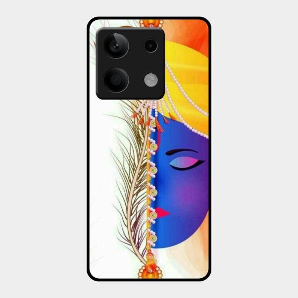 Divine Krishna Silhouette Phone Case For Redmi Note 13 5G