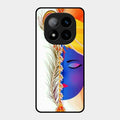 Divine Krishna Silhouette Phone Case For Redmi Note 14 Pro Plus 5G
