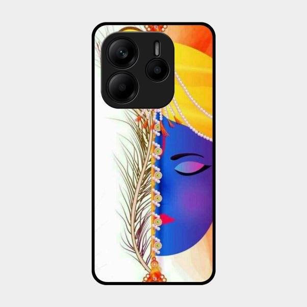 Divine Krishna Silhouette Phone Case For Redmi Note 14 Se 5G
