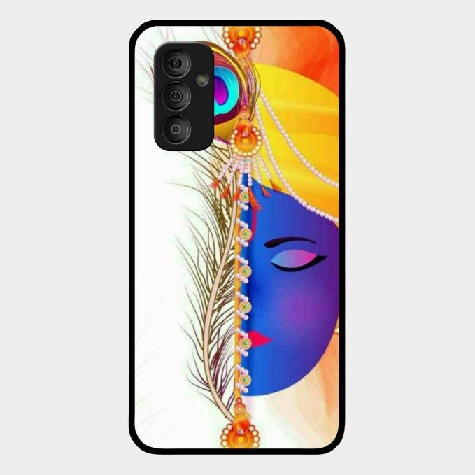Divine Krishna Silhouette Phone Case For Samsung Galaxy F23 5G