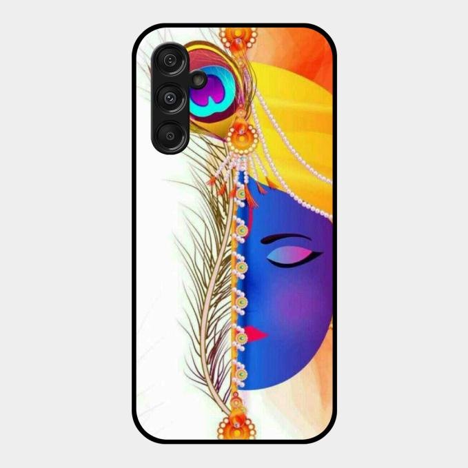 Divine Krishna Silhouette Phone Case For Samsung Galaxy F34 5G
