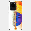 Divine Krishna Silhouette Phone Case For Samsung Galaxy S20 Ultra