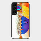 Divine Krishna Silhouette Phone Case For Samsung Galaxy S22 Plus 5G