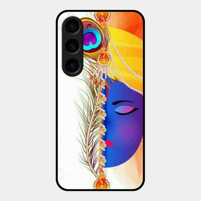Divine Krishna Silhouette Phone Case For Samsung Galaxy S23 5G