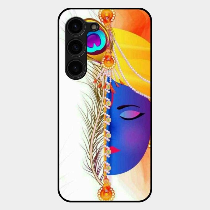 Divine Krishna Silhouette Phone Case For Samsung Galaxy S23 Plus 5G