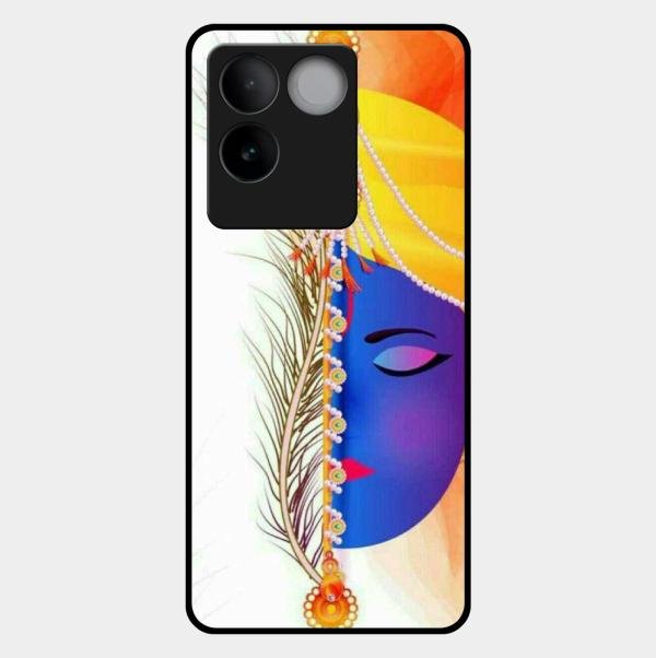 Divine Krishna Silhouette Phone Case For Vivo T2 Pro 5G