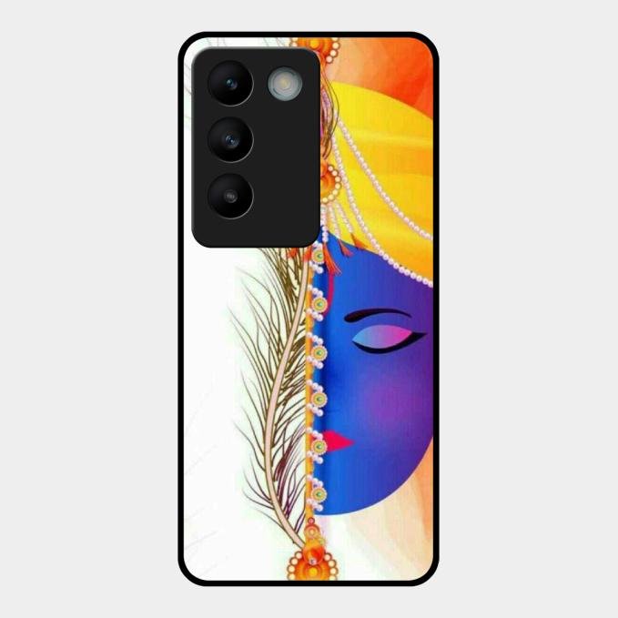 Divine Krishna Silhouette Phone Case For Vivo T3 5G