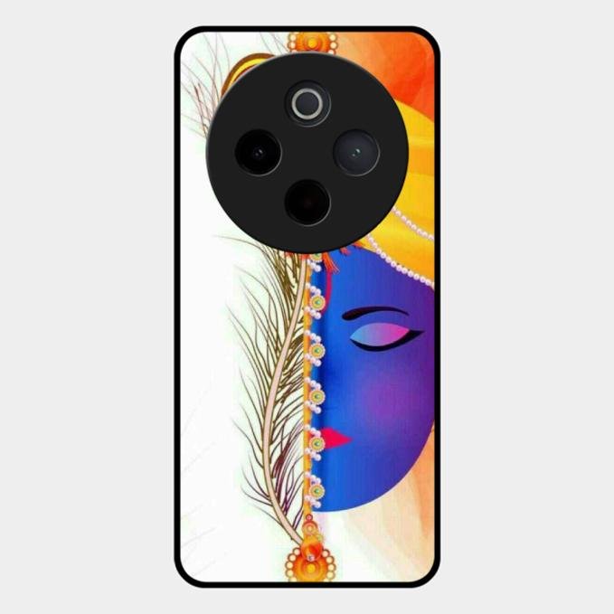Divine Krishna Silhouette Phone Case For Vivo T4 5G